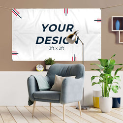 Blank Print On Demand Fabric Banner | Dropship, UK