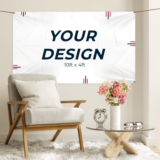 Large Blank Print On Demand Fabric Banner | Dropship